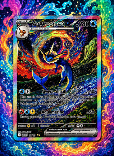 Mythic vaporeon pokemon card - vaporeon,
