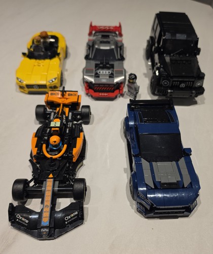 Five display lego car - five,