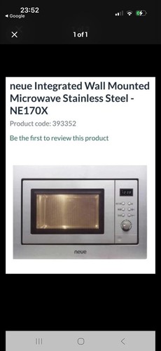 Neue wall mount microwave - , ex
